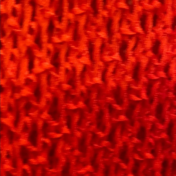 Orange cardigan plus size shawl - Picture 8 of 12